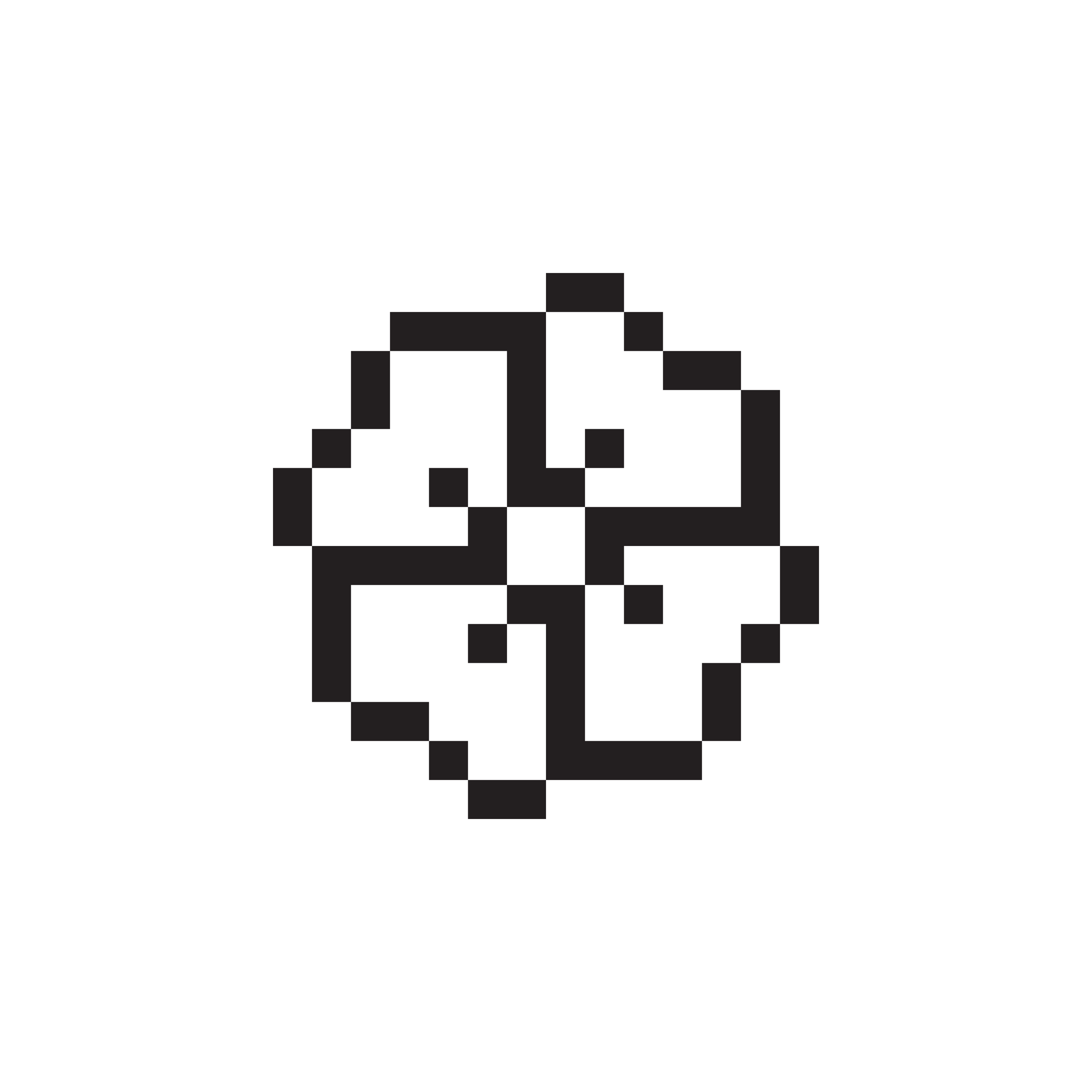Flower icon designed by Susan Kare, digital artwork