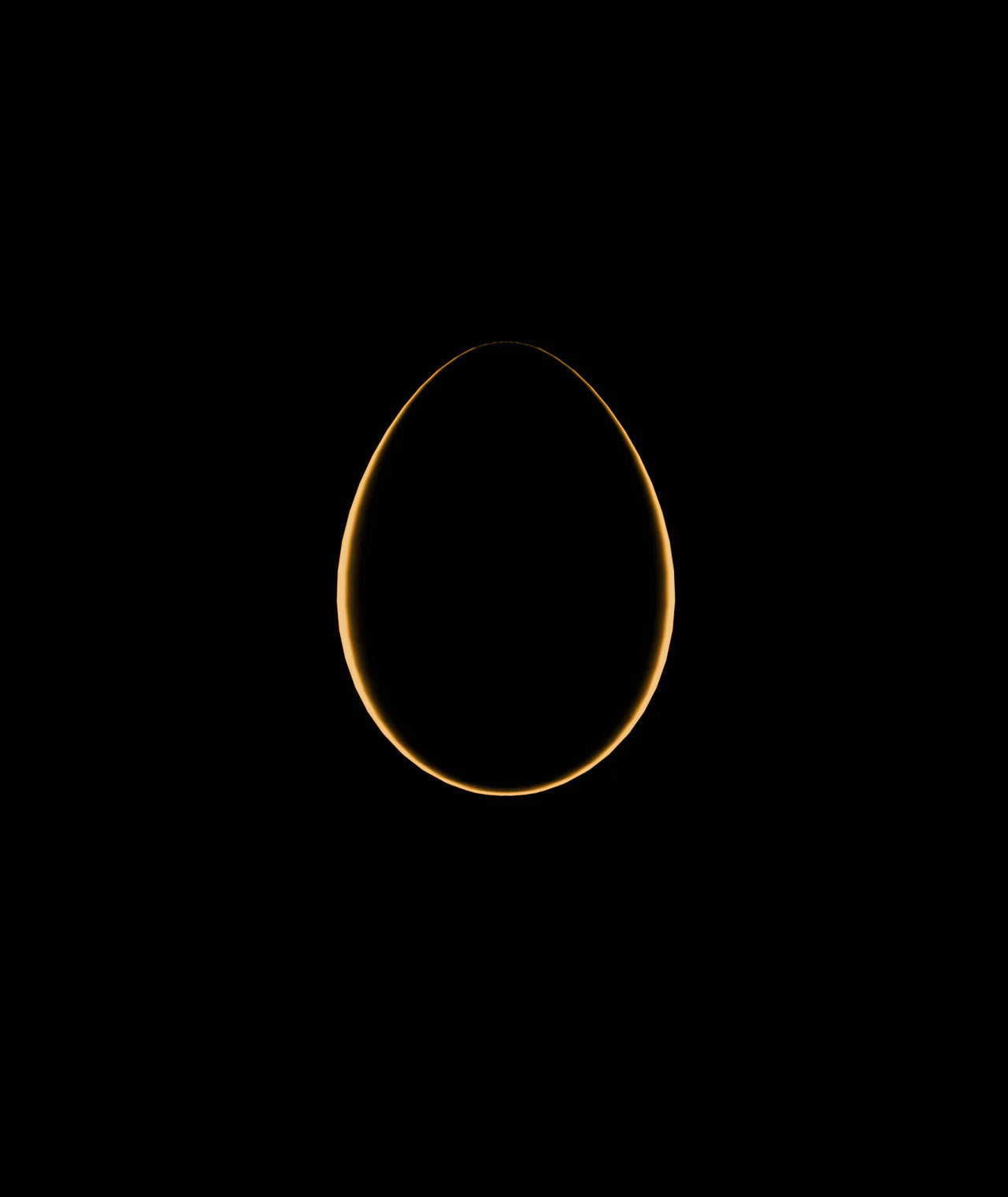 Backlit egg