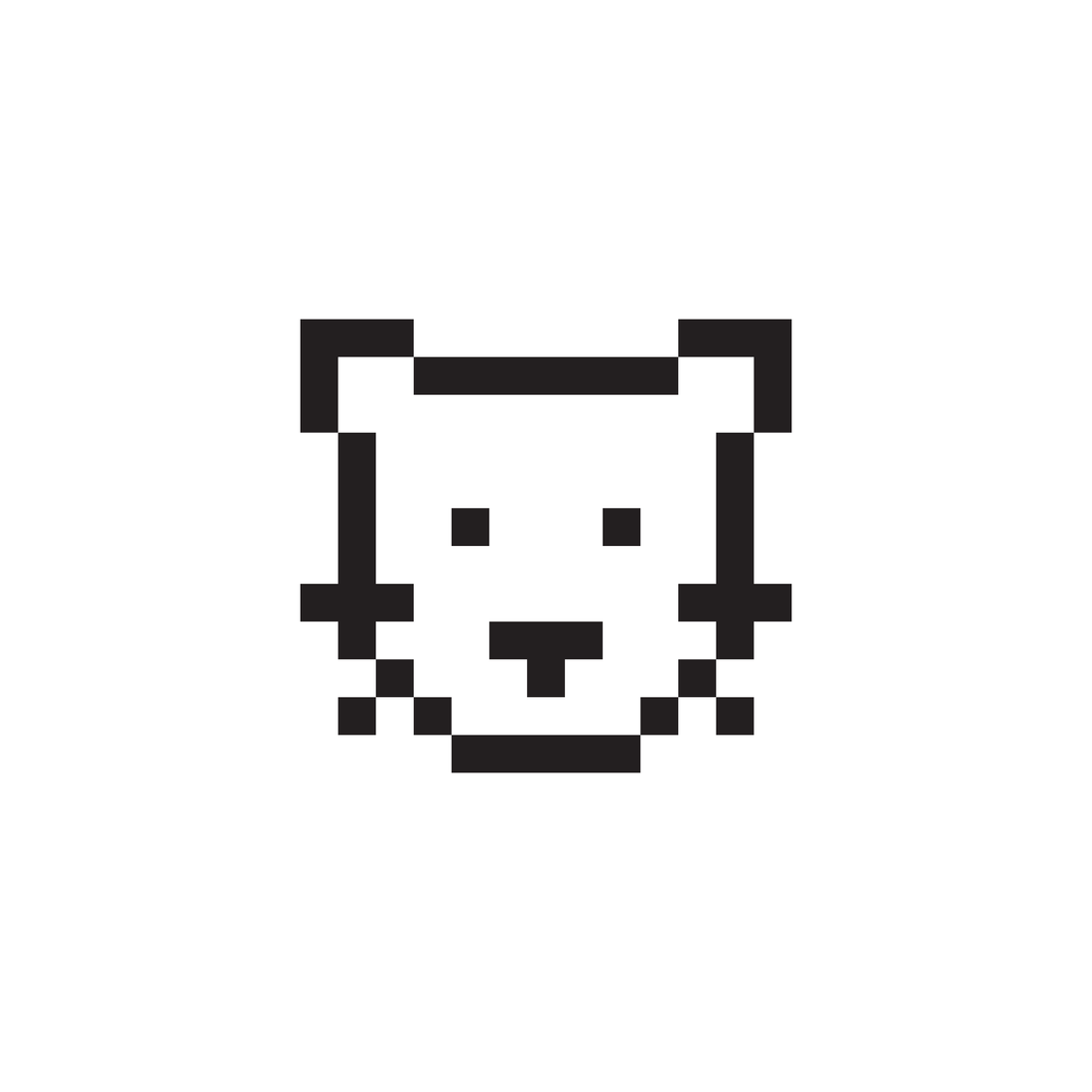 Cat icon designed by Susan Kare, digital artwork