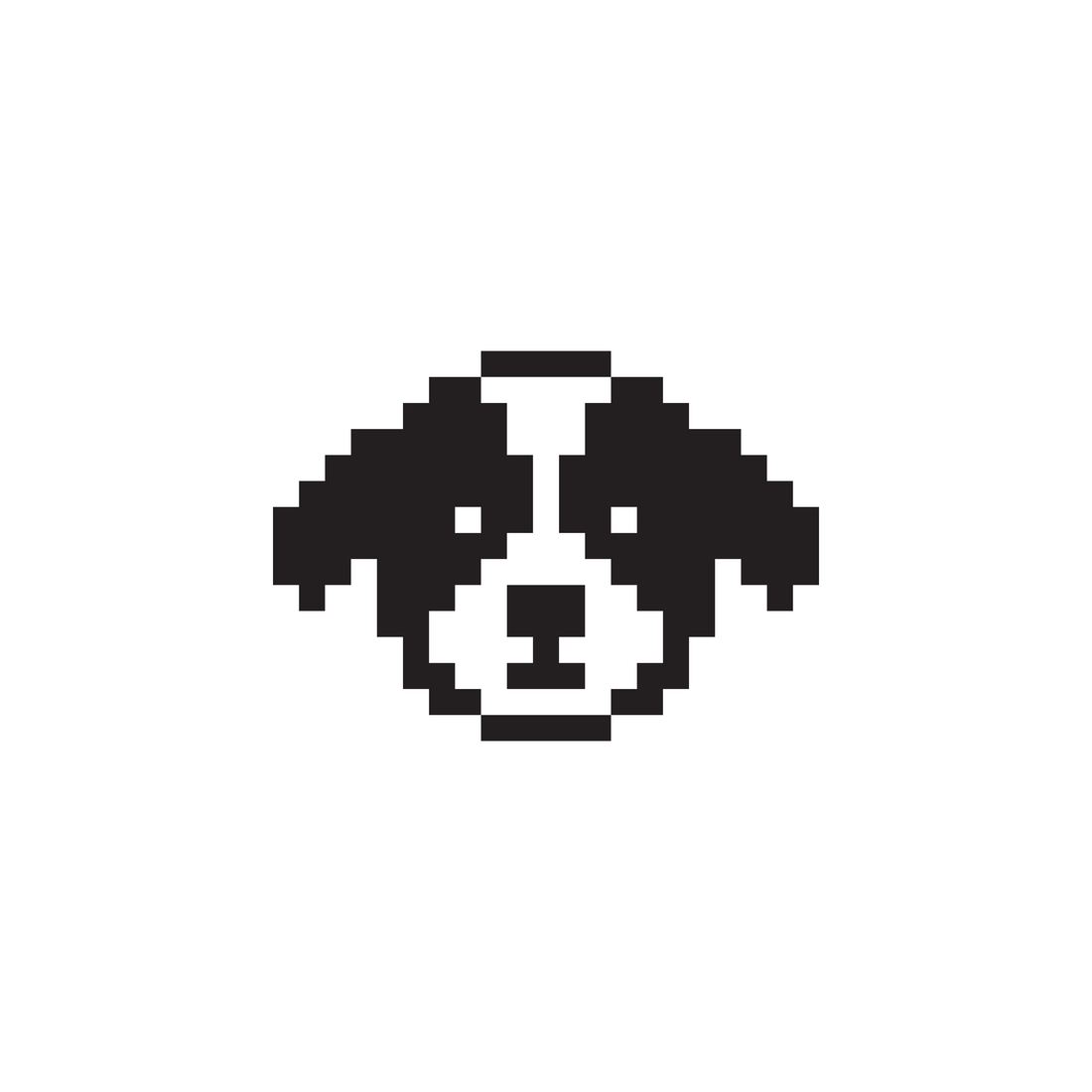 Dog icon by Susan Kare, digital artwork