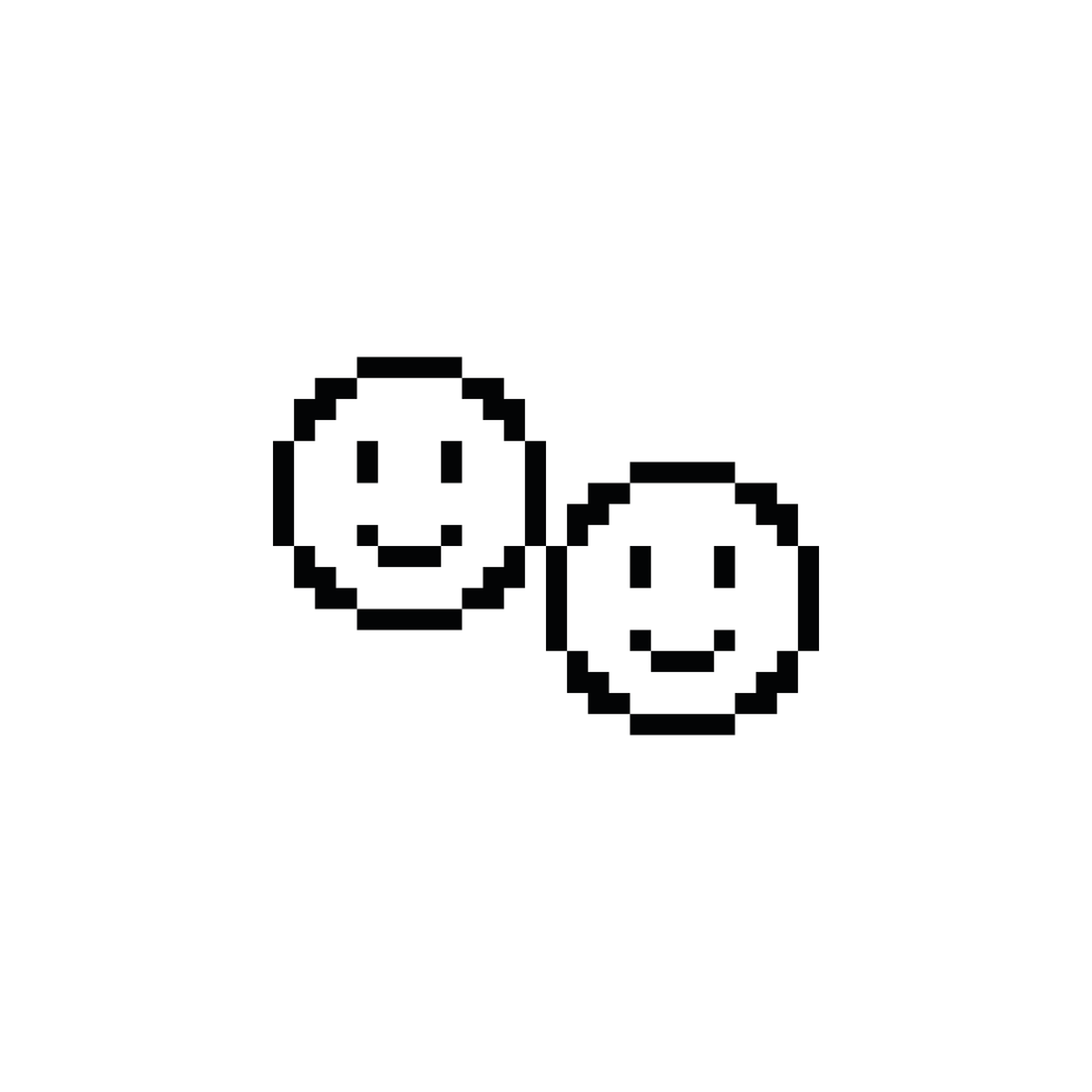 Friendship icon designed by Susan Kare, digital artwork 