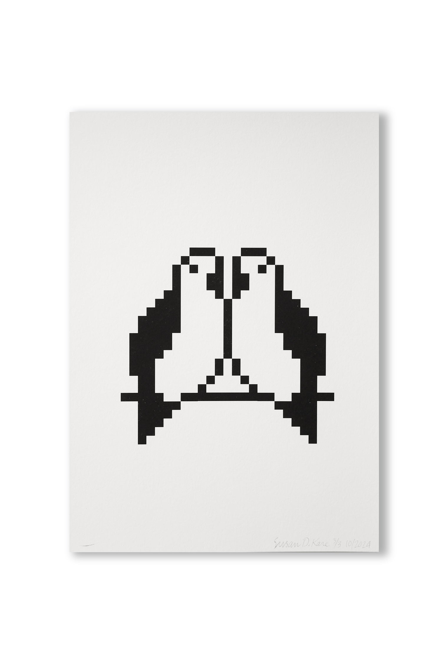 Susan Kare - Love Birds Icon Exhibition-Exclusive Limited Edition Print, Edition of 3