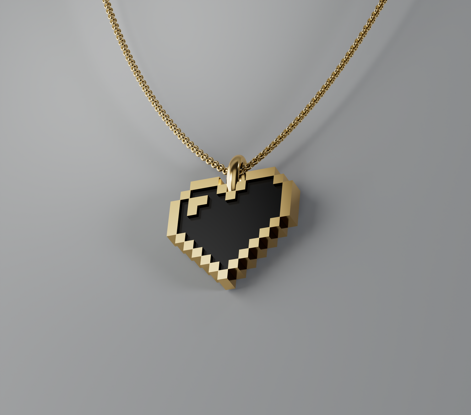 Susan Kare - Heart Icon Necklace Pendant