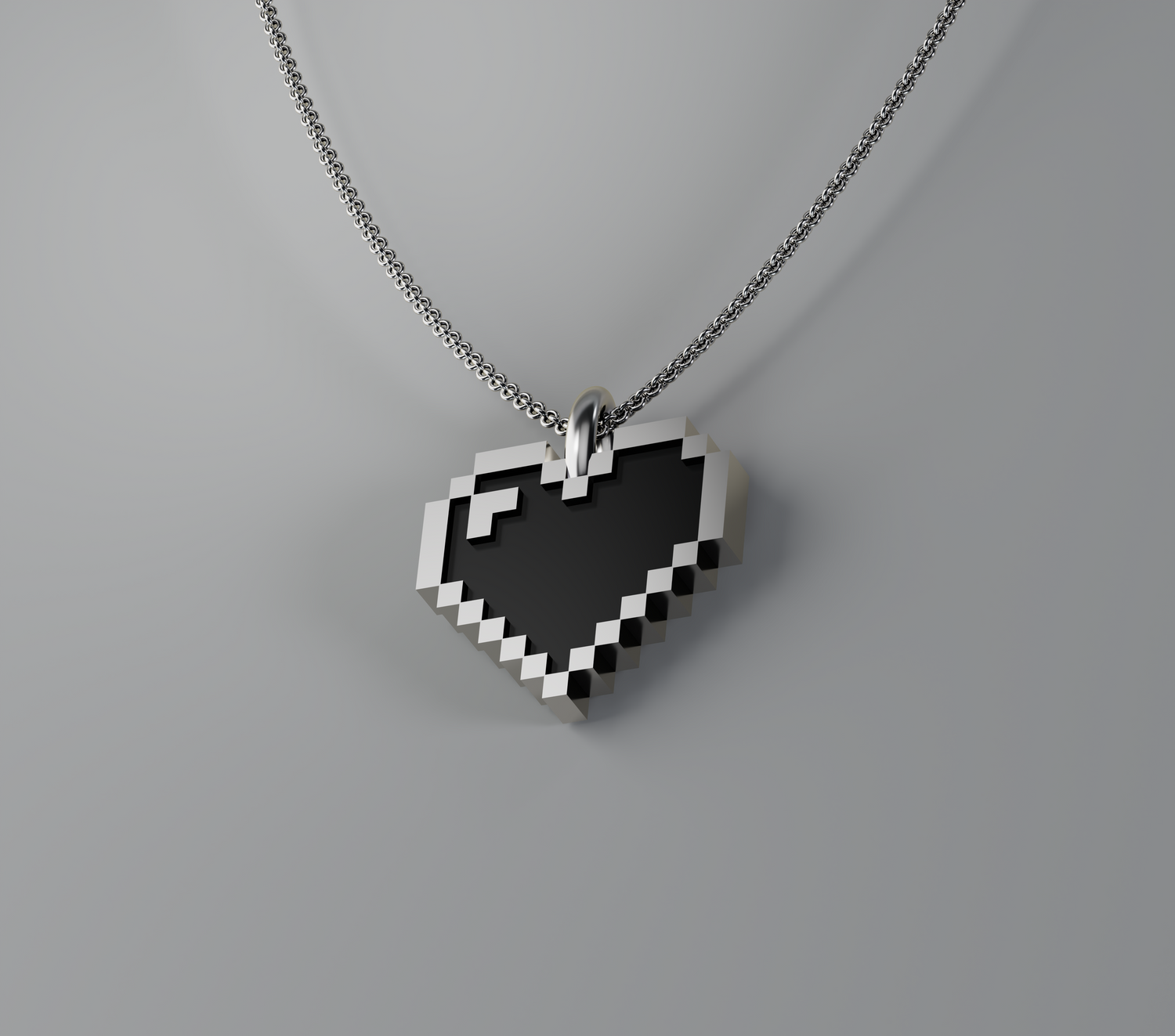 Susan Kare - Heart Icon Necklace Pendant