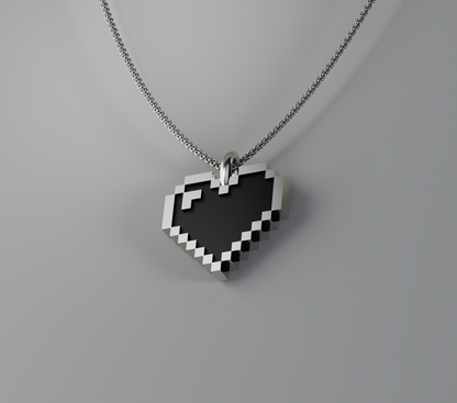 Susan Kare - Heart Icon Necklace Pendant