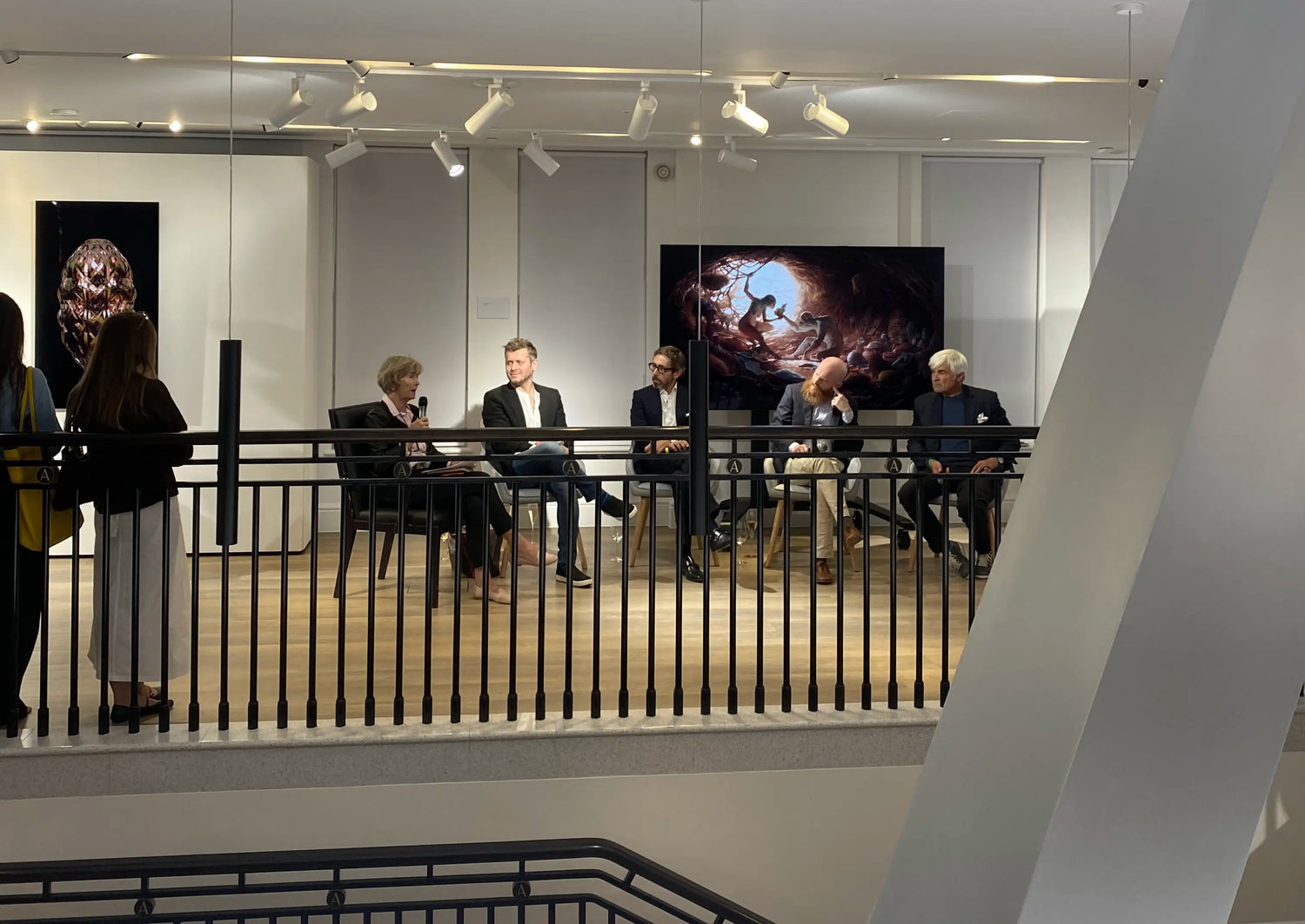 Panel speakers at Asprey Studio Gallery Digital Muses event